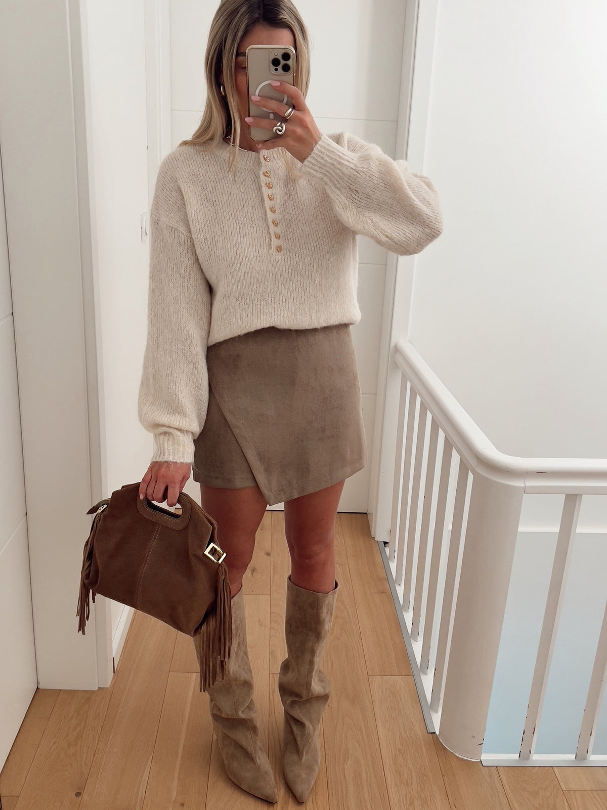 Pull LONDON Blanc
