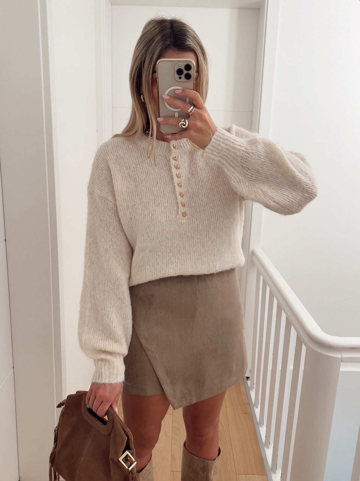 Pull LONDON Blanc