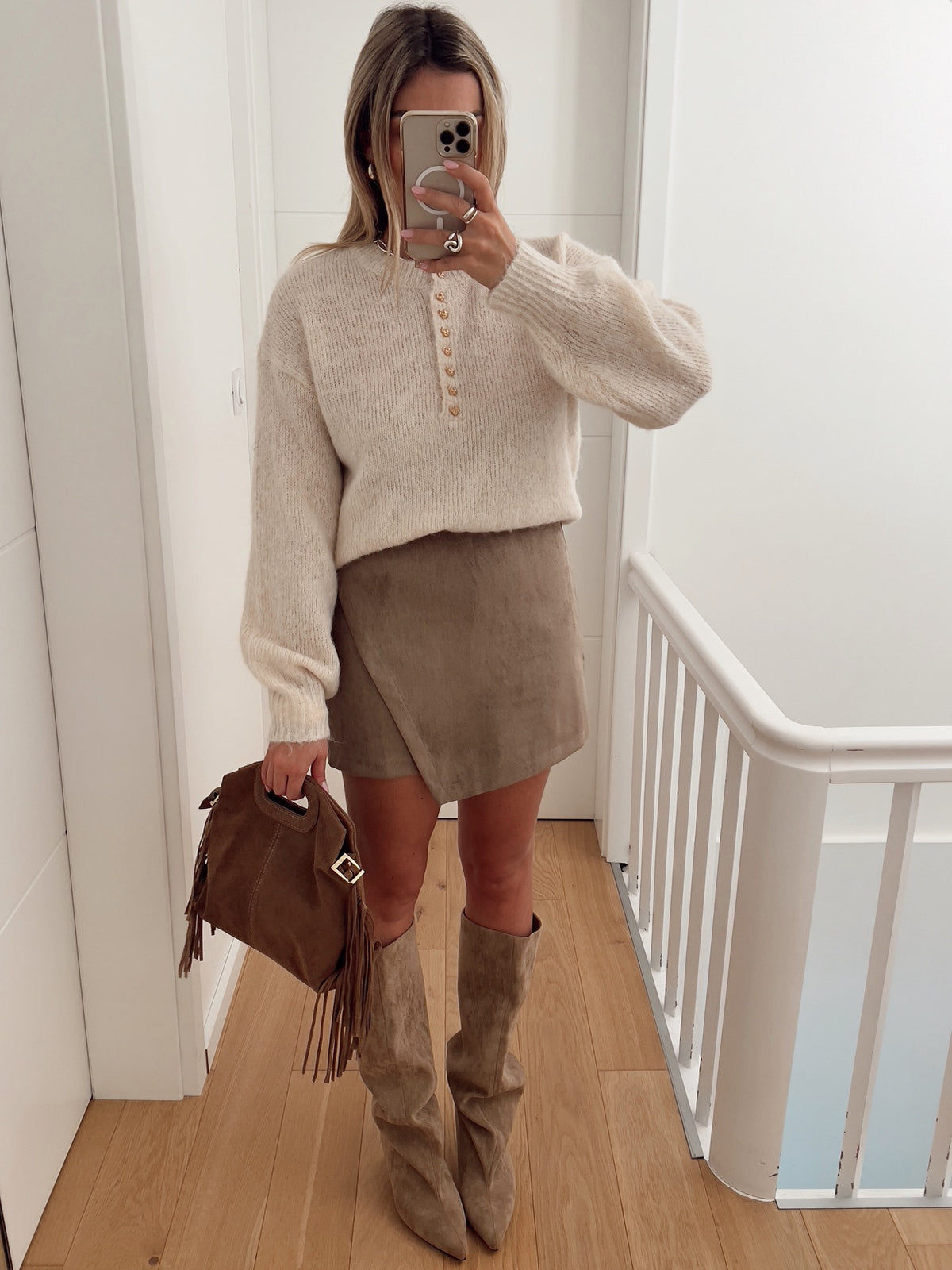 Pull LONDON Blanc