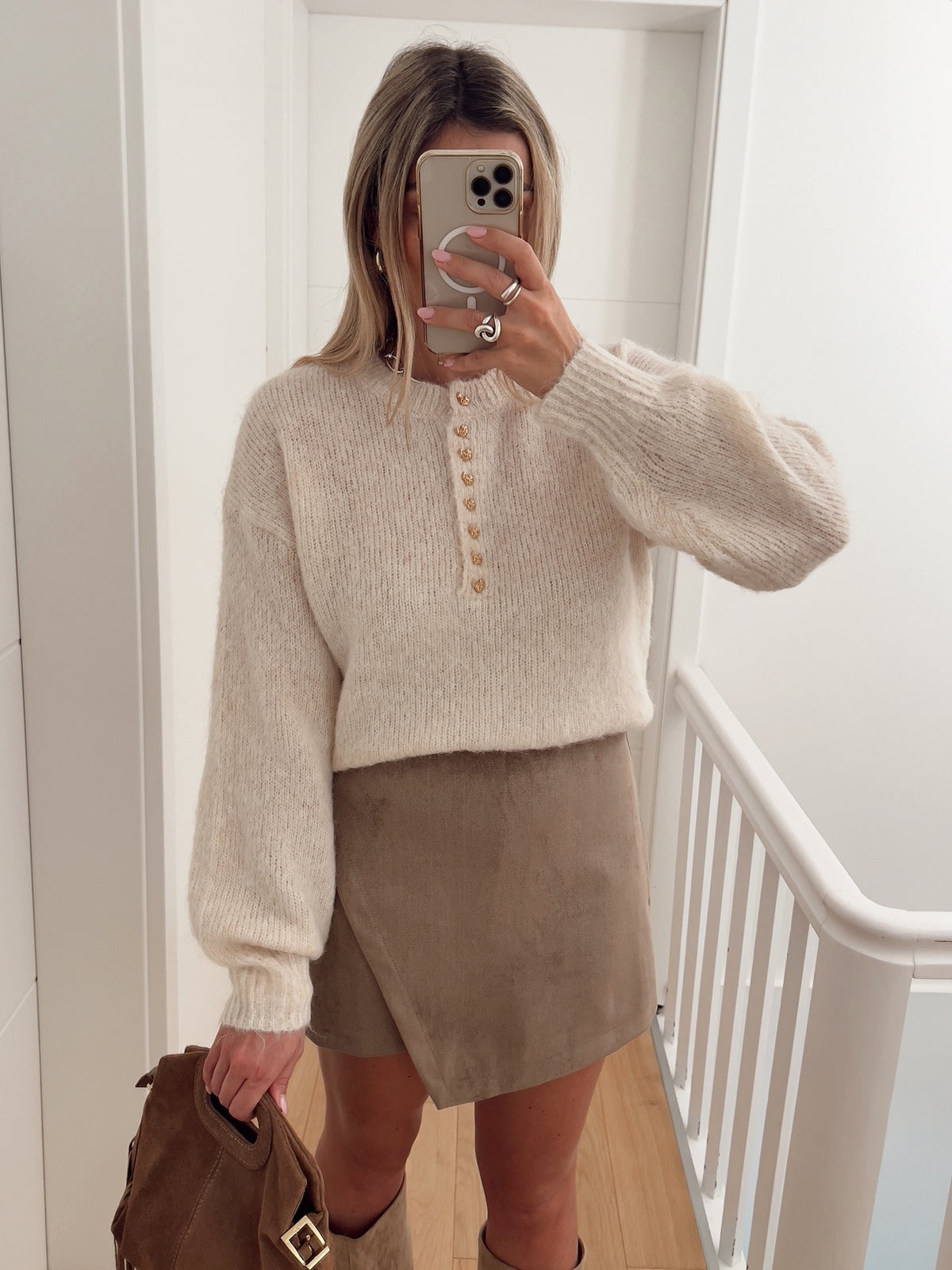 Pull LONDON Blanc