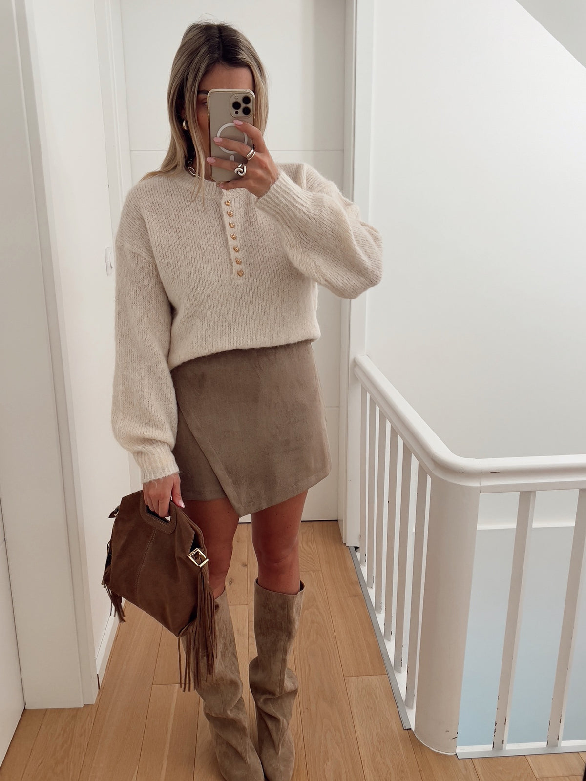 Pull LONDON Blanc
