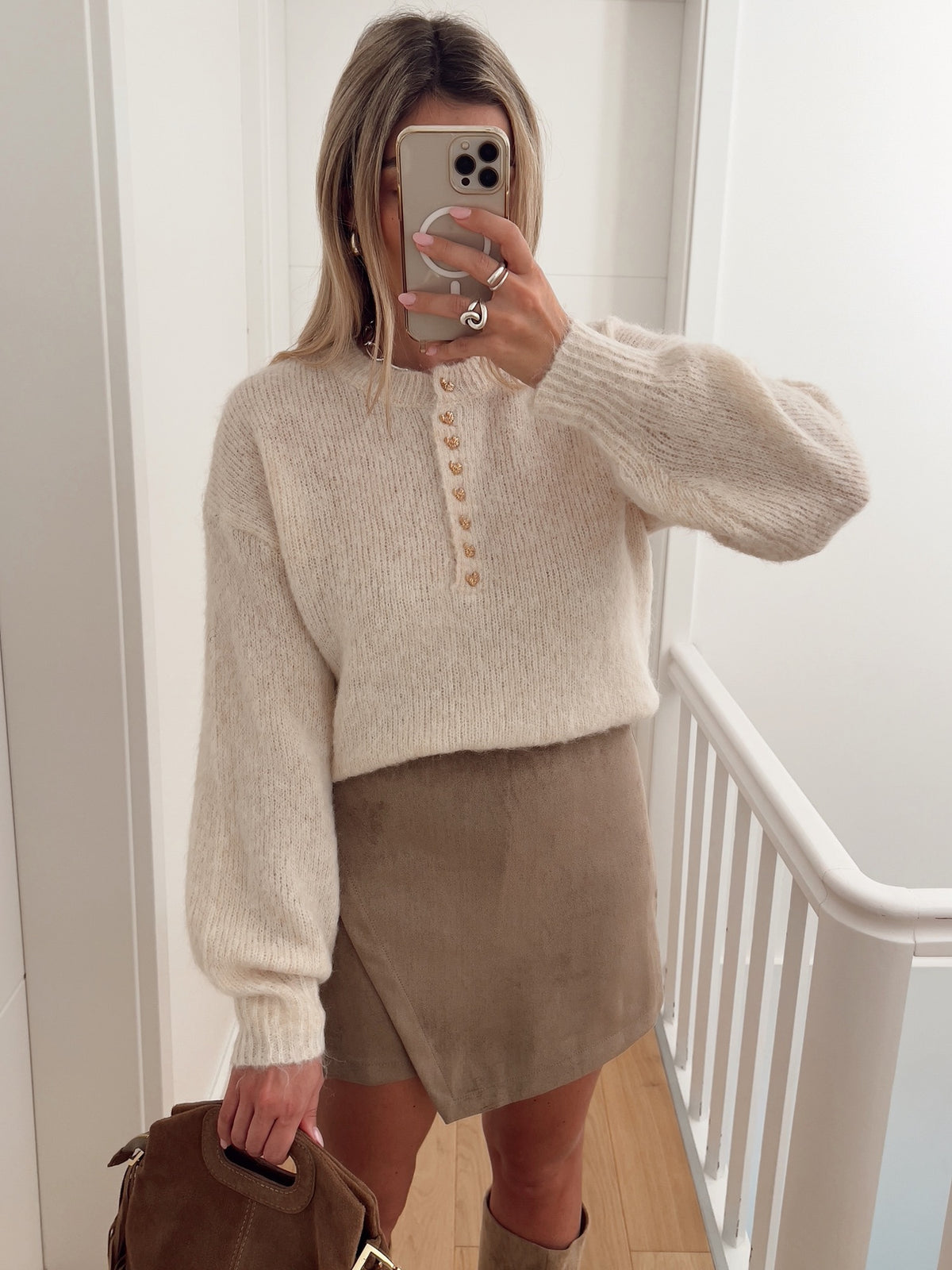 Pull LONDON Blanc