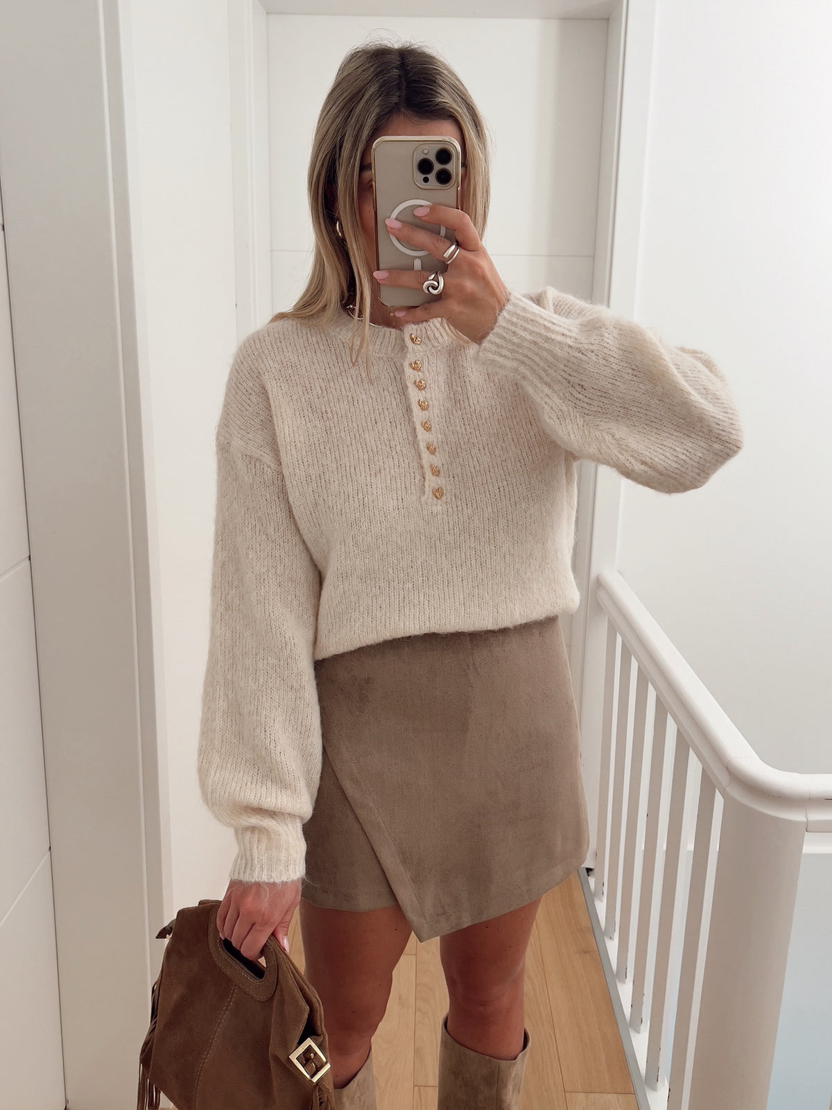 Pull LONDON Blanc