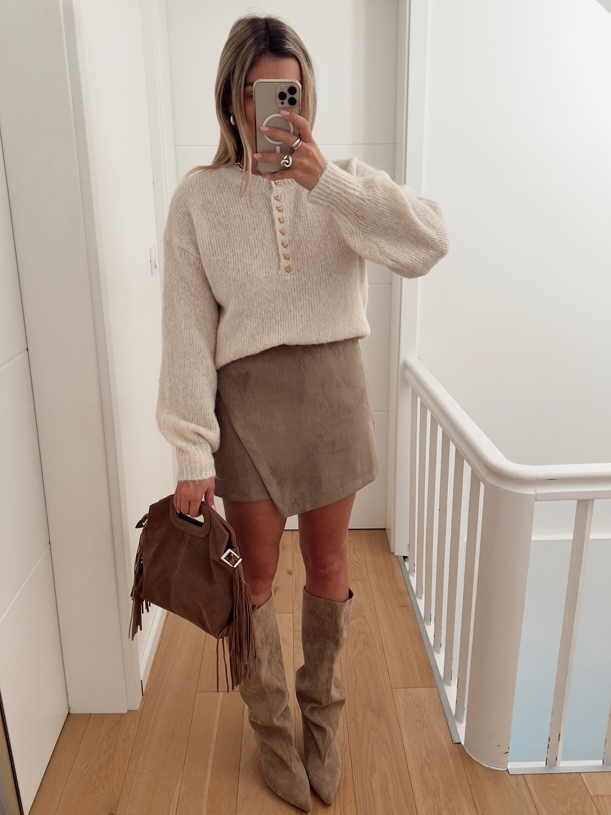 Pull LONDON Blanc