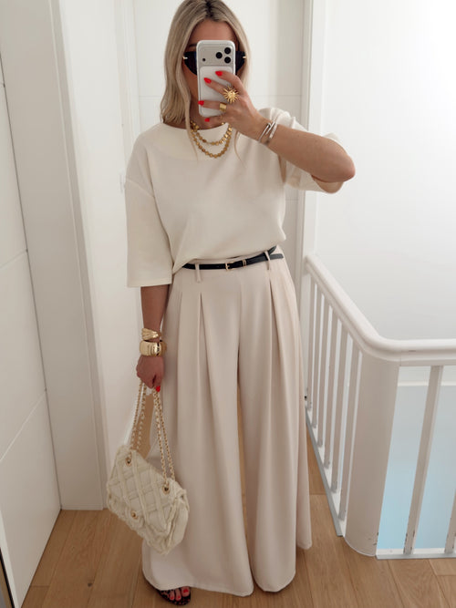 Pantalon PRISCILLIA Beige