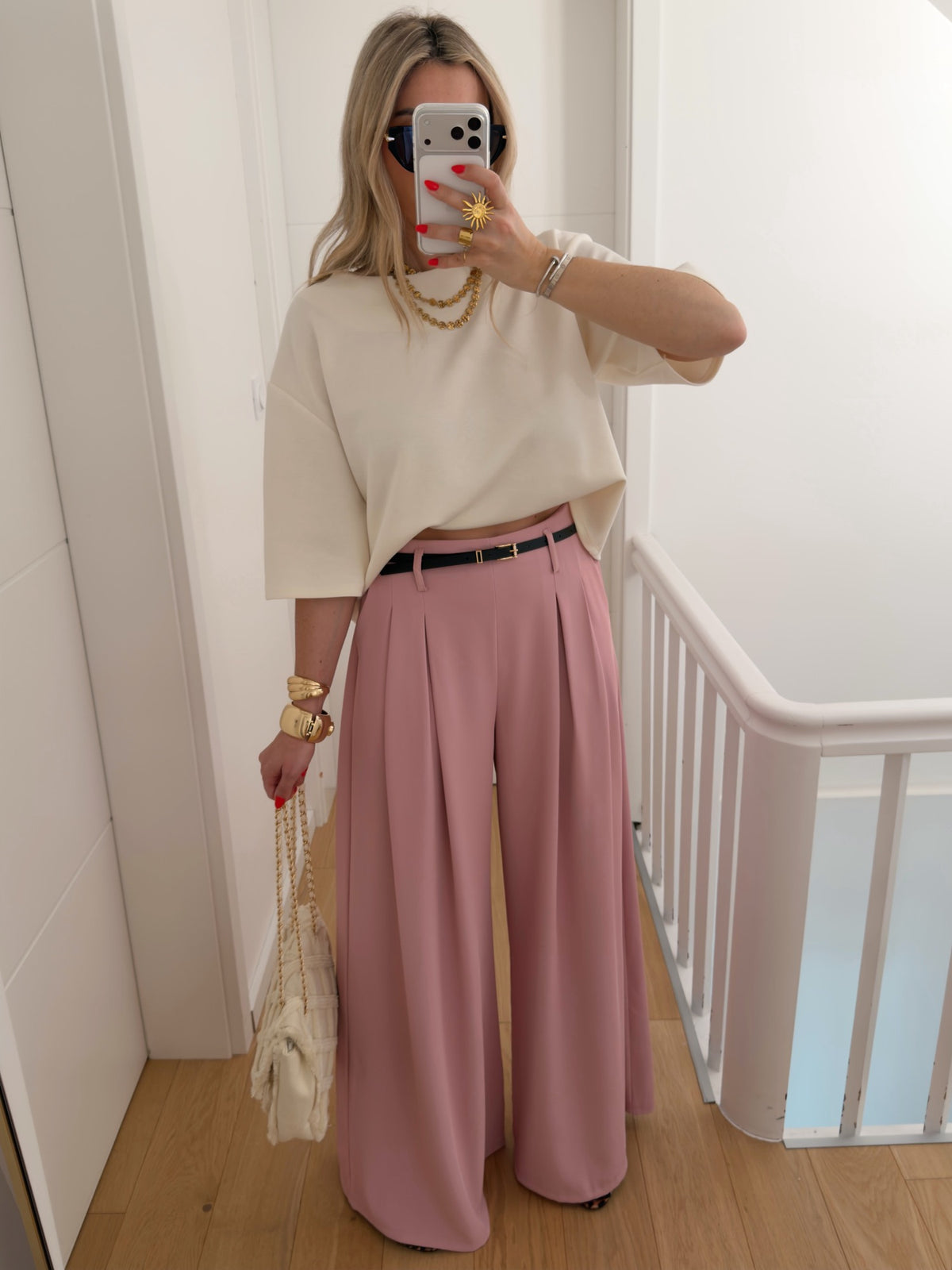 Pantalone PRISCILLIA Rosa