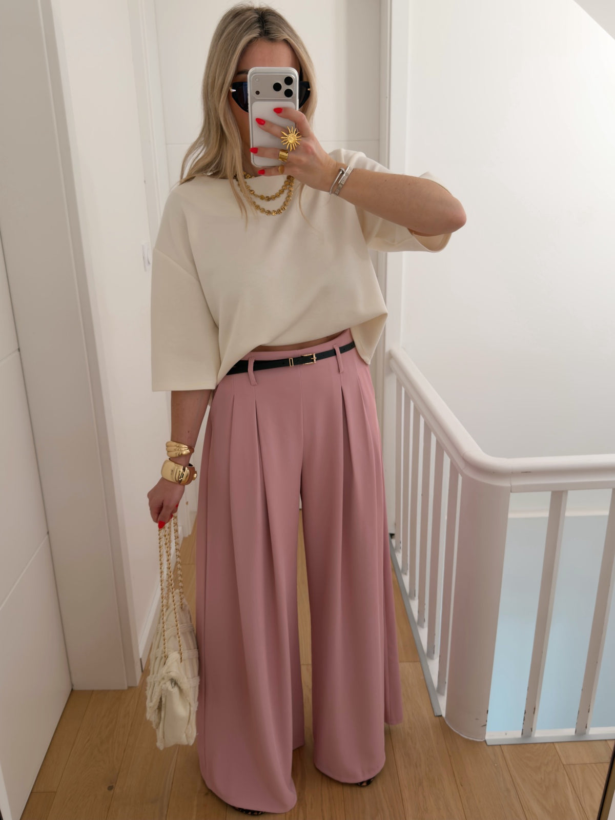 Pantalone PRISCILLIA Rosa