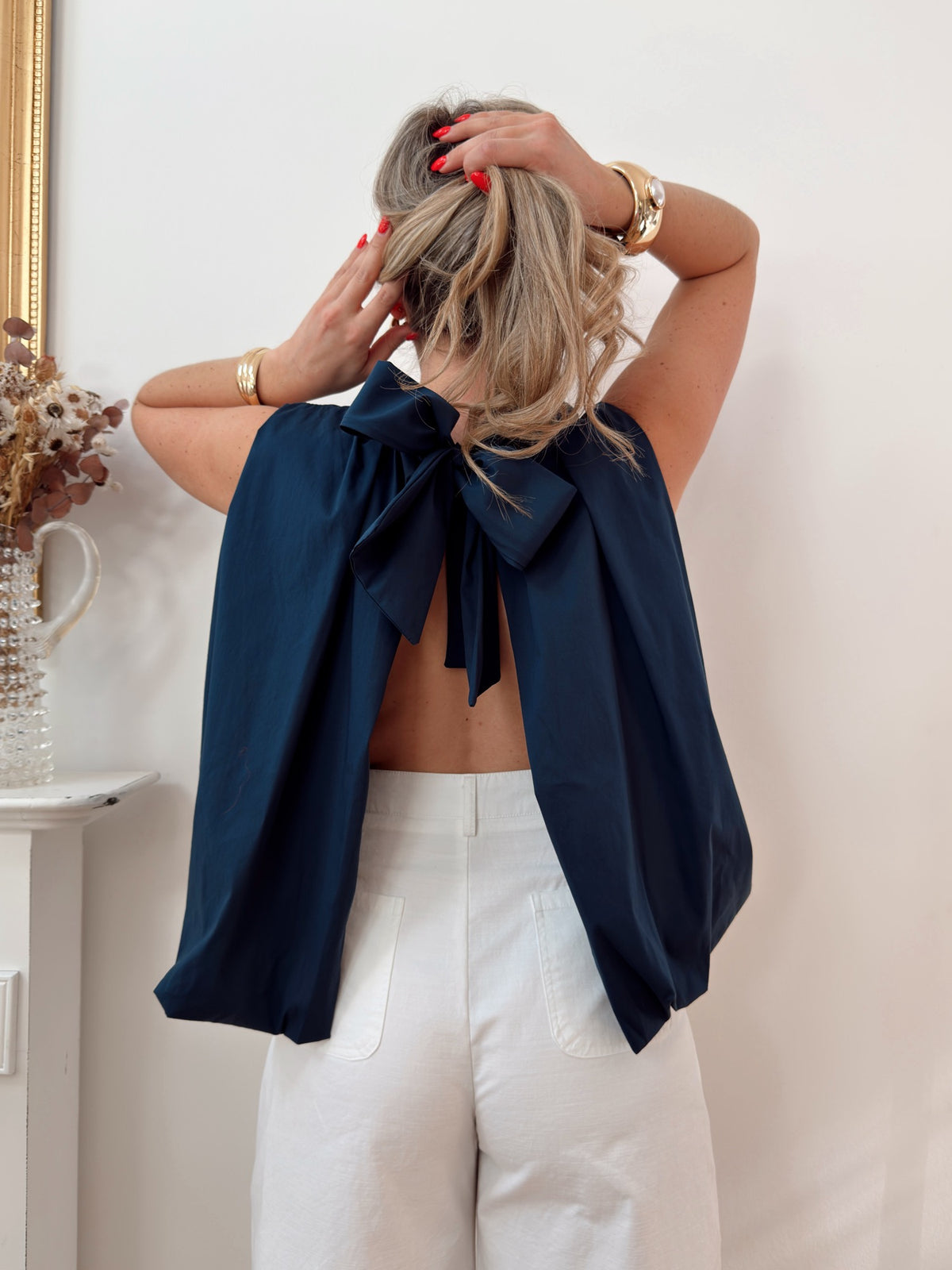 Blouse ESTHER Bleu
