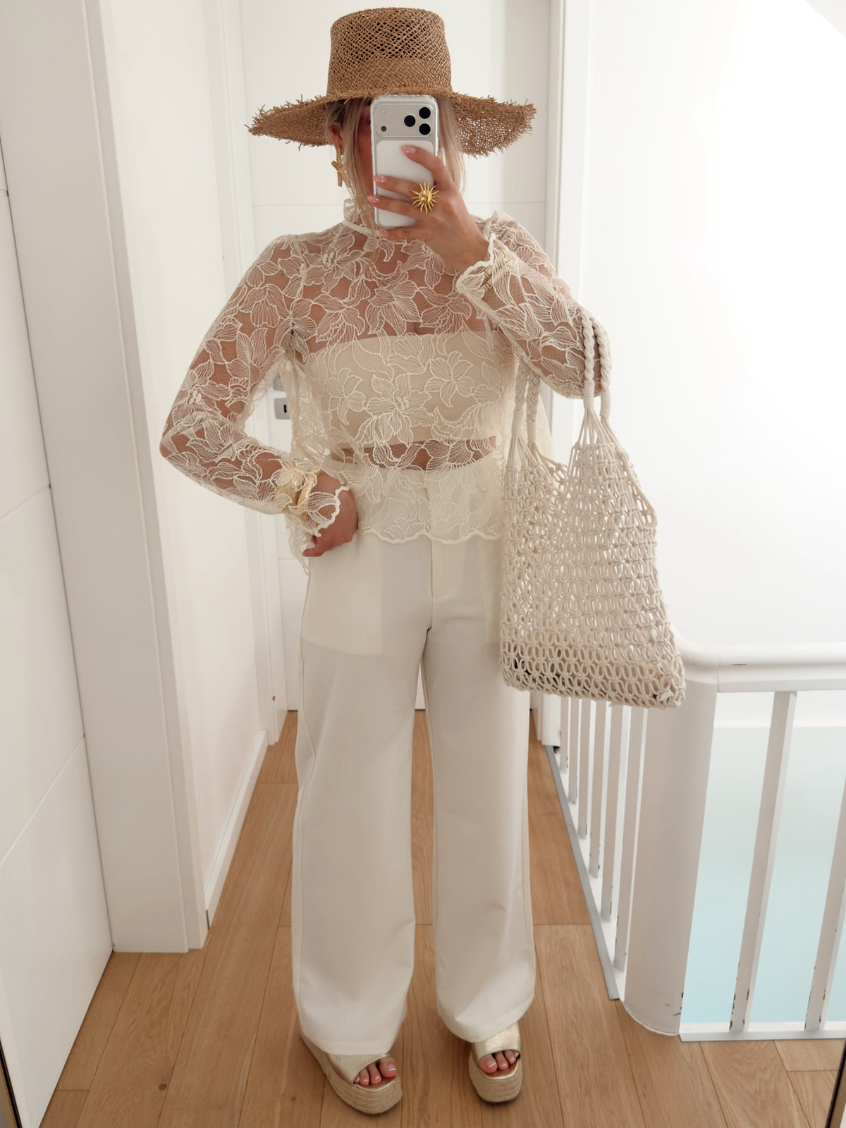 Pantalon DUCHESSE Beige