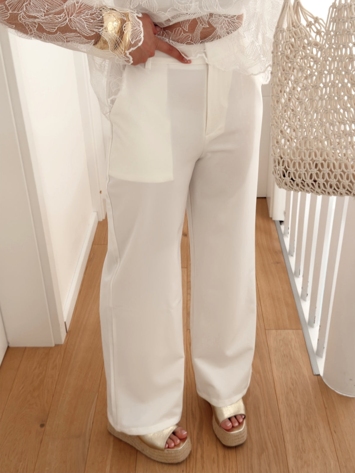 Pantalon DUCHESSE Blanc