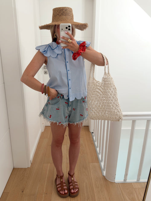 Short CERISIA Blu