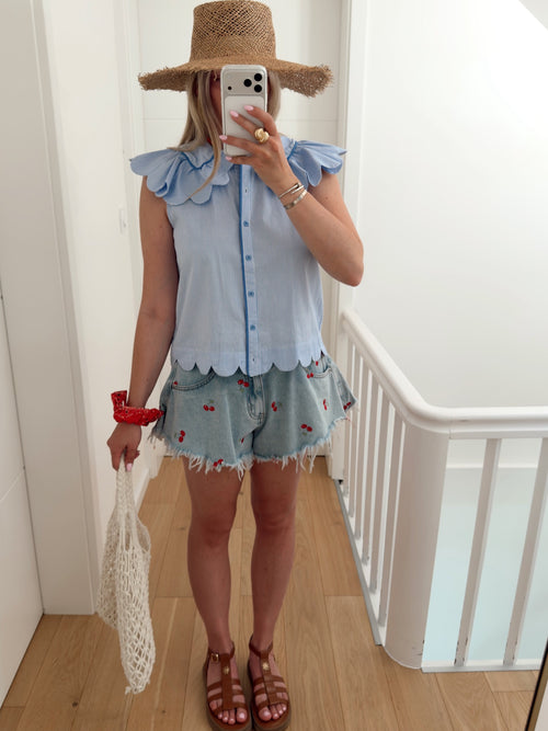 Short CERISIA Blu