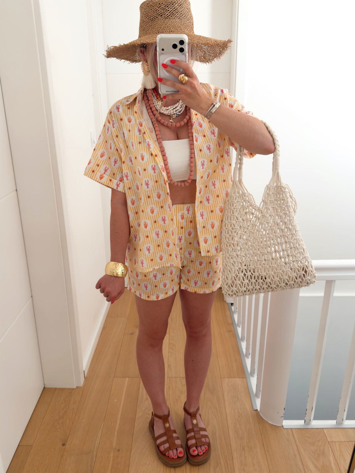 Short SUNFETTI Jaune