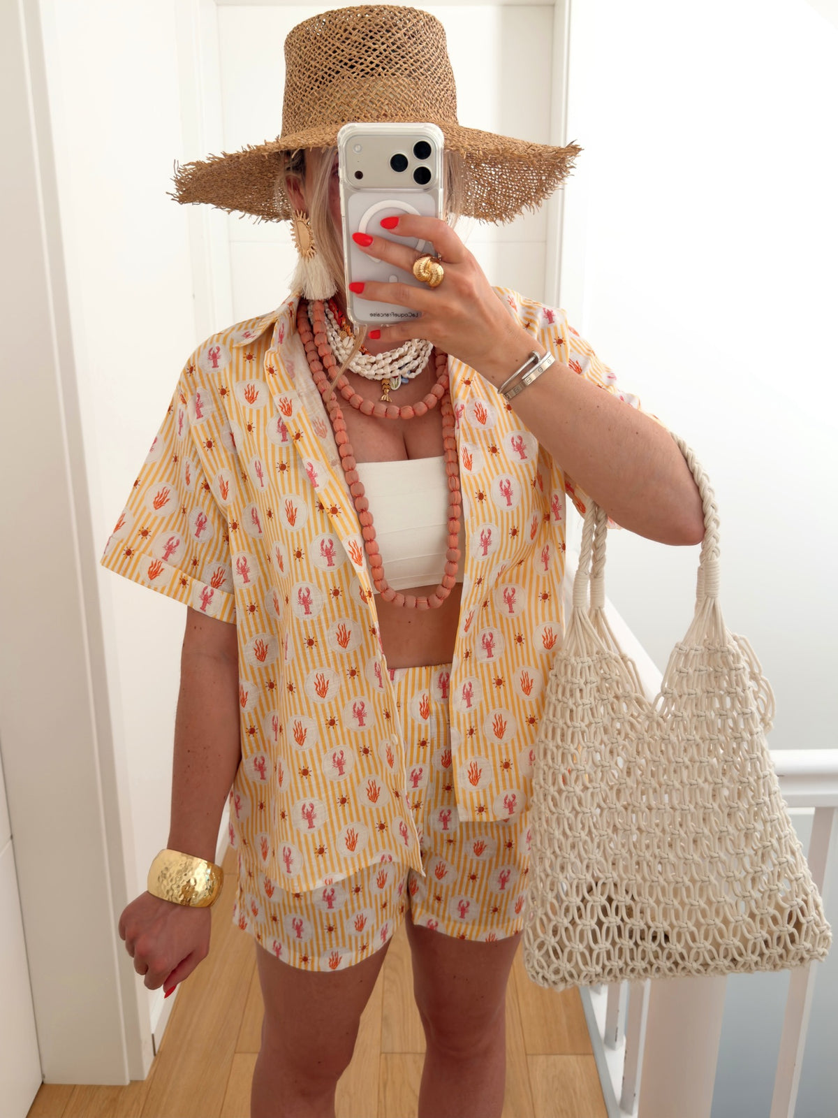 Short SUNFETTI Jaune