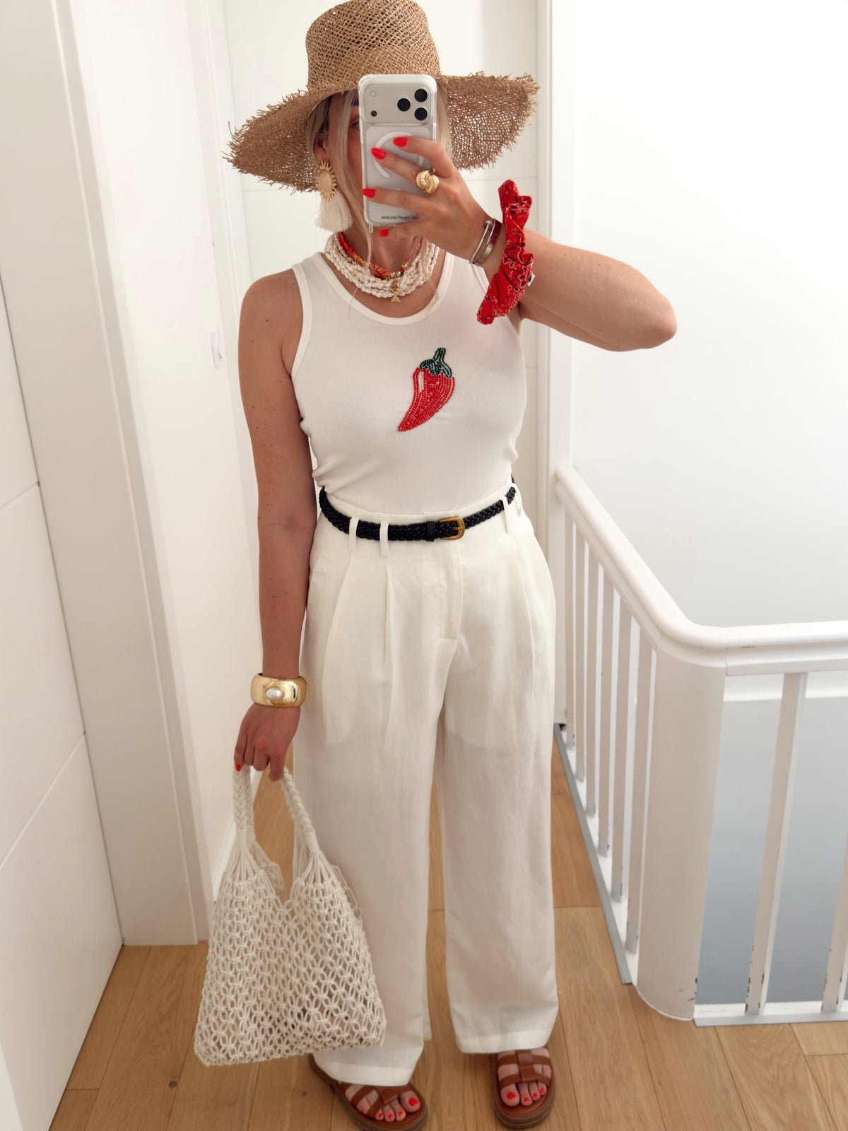 Top PIMENT Blanc