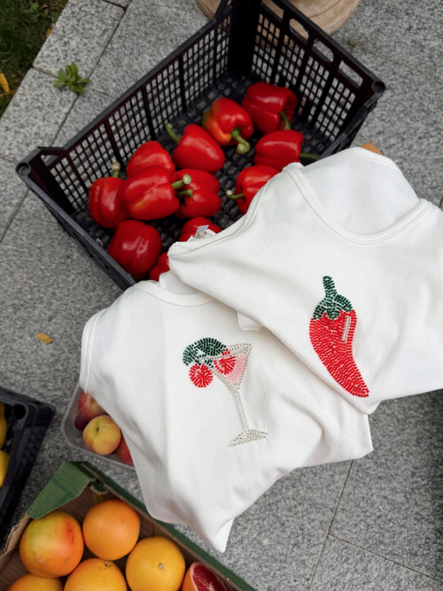 Top PIMENT Blanc