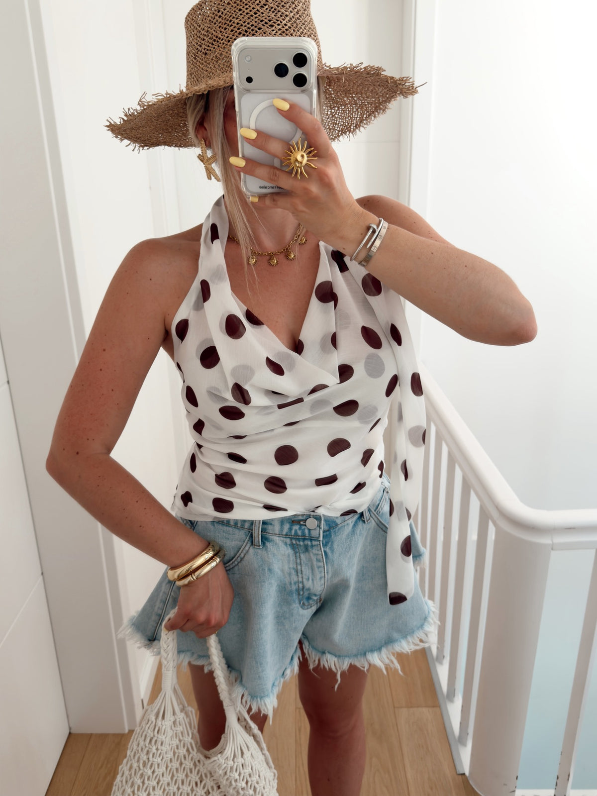 Top BIELLA Weiß
