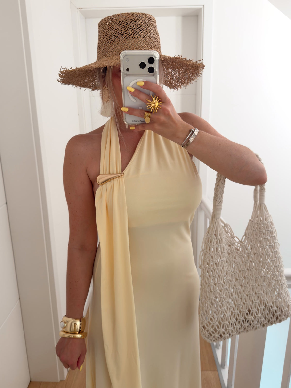 Kleid RIVERA Gelb
