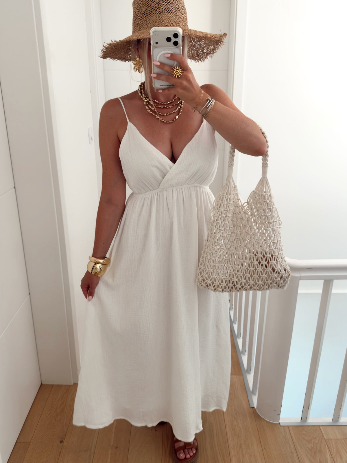 Robe FALLON Blanc