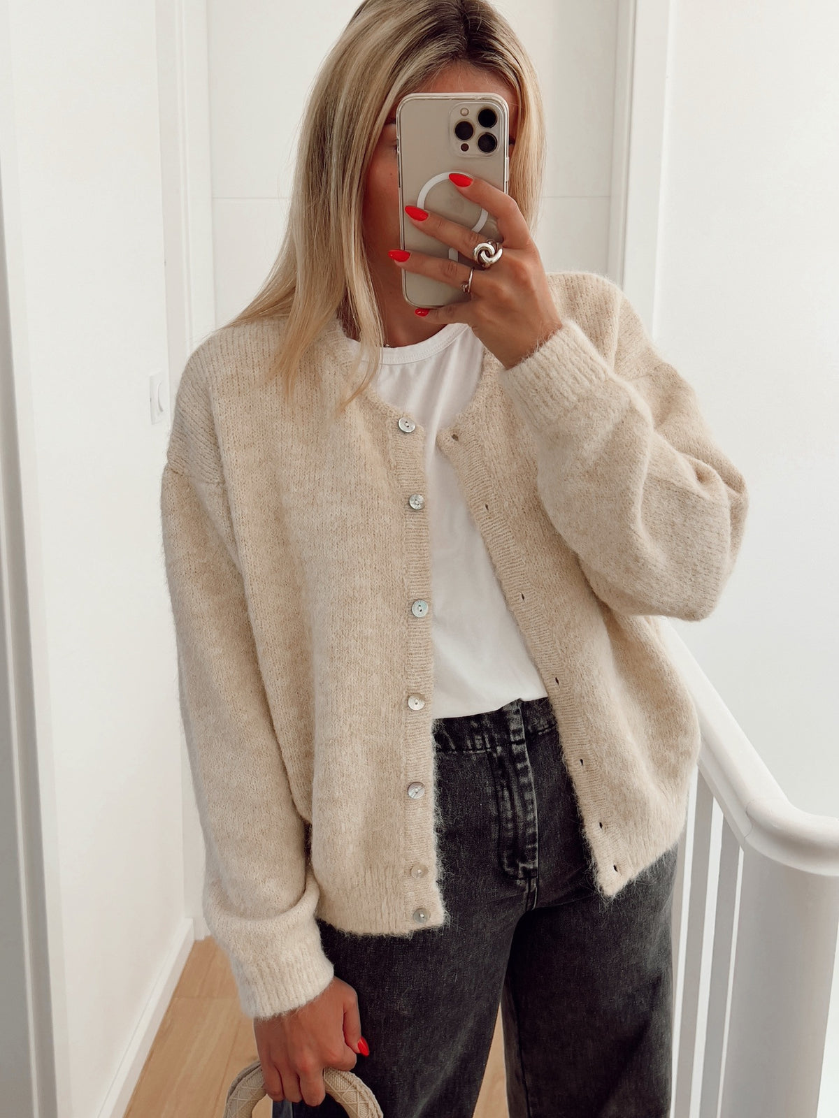 Weste JULIA Beige